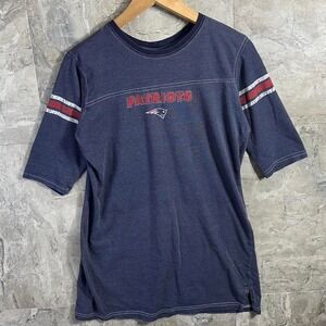 Reebok New England Patriots navy blue T-shirt Woman's Size Medium Summer #NFL